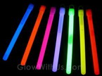 6" Glow Sticks 10mm