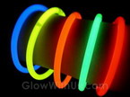 8" Assorted Color Glow Bracelets