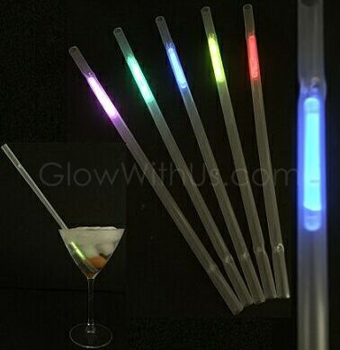 glow in the dark straws